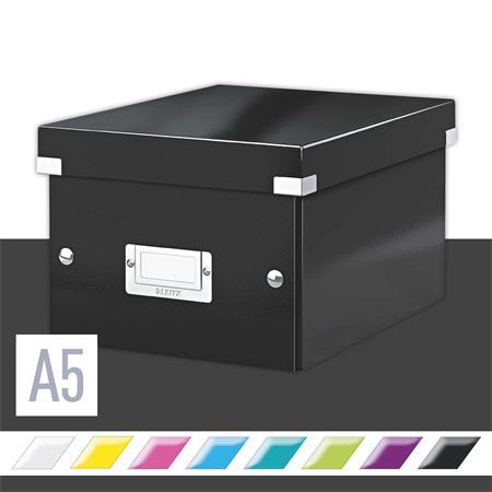 Škatuľa, rozmer A5, LEITZ "Click&Store", čierna