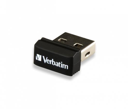USB kľúč, 16GB, USB 2.0, 10/3MB/sec, VERBATIM "Nano