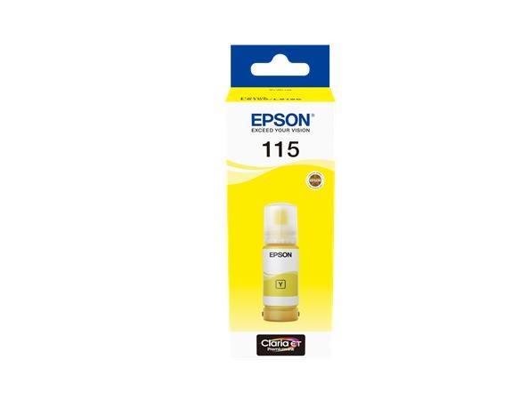 T07D44 Atrament do EcoTank L8160, L8180 tlačiarní, EPSON, žltá, 70 ml