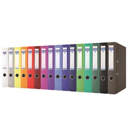 Pákový šanón, 50 mm, A4, PP/kartón, DONAU "Rainbow", fialový