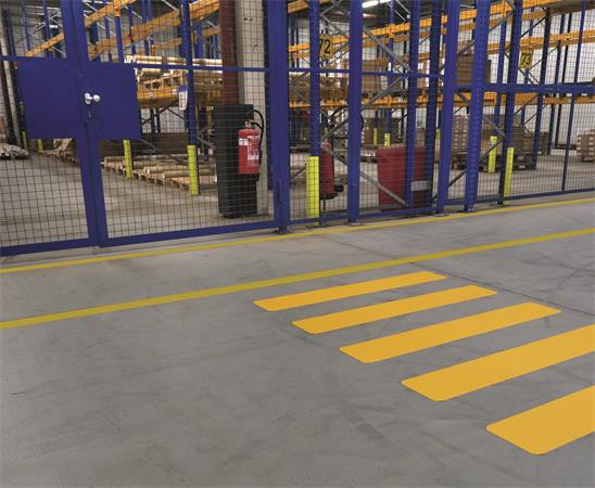 Podlahová značka, DURABLE „Prechod pre chodcov“, žltá 7