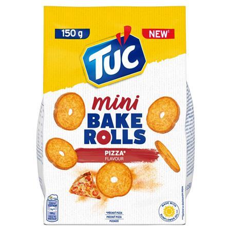 Opečené chlebové krúžky, 150 g, TUC "Mini Bake Rolls", pizzové 1