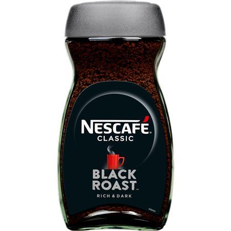 NESCAFE Instantná káva, 200 g, NESCAFÉ "Black Roast"