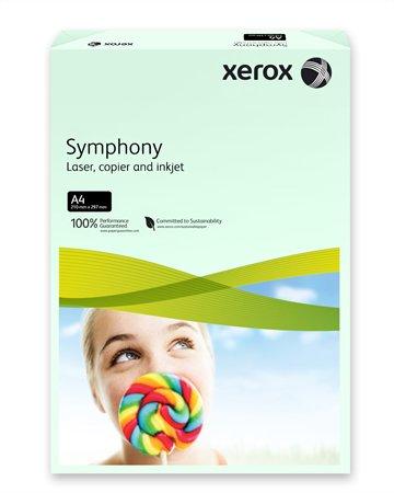 Kancelársky papier, farebný, A4, 160 g, XEROX "Symphony", svetlozelený (pastelový)