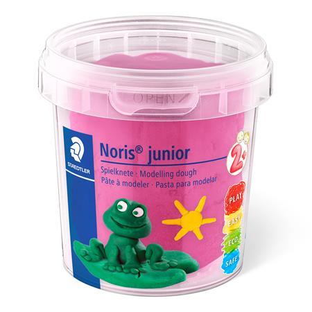 Modelovacia plastelína, sada, STAEDTLER "Noris® junior 813", 4 rôzne neónové farby 3
