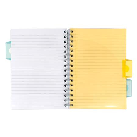 Špirálový zošit, A5, linkovaný, 100 listov, PUKKA PAD "Pastel project book", mix farieb 8