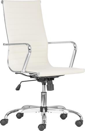 . Kancelárska stolička, textilné čalúnenie, chrómový podstavec, 2 ks/bal, "PRESTON", béžová