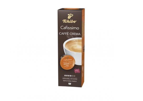 Kávové kapsuly, 10 ks, TCHIBO "Cafissimo Caffé Crema Rich"