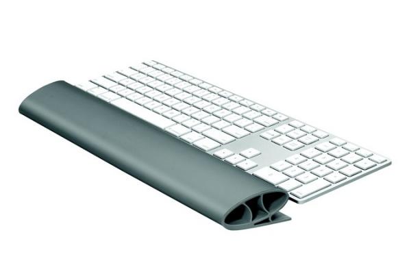 Opierka zápästia ku klávesnici, silikónová, FELLOWES "I-Spire Series™", grafitovo sivá