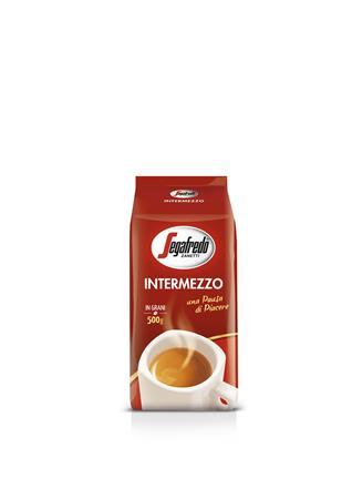 Káva, pražená, zrnková, vákuové balenie, 500 g, SEGAFREDO "Intermezzo"
