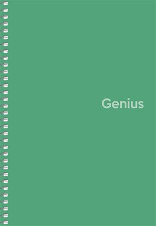 Špirálový zošit, štvorčekový, A5, 80 listov, PP obal, SHKOLYARYK "Genius", mix