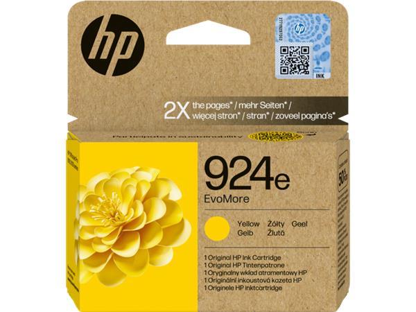 4K0U9NE Atramentová náplň do Officejet Pro 8120e, 8130e tlačiarní, HP 924 EvoMore, žltá, 8 1