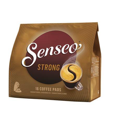 Kávové kapsuly, 16 ks, 111 g, DOUWE EGBERTS "Senseo",  Strong