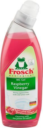 WC čistiaci gél, s malinovým octom, 750 ml, FROSCH 1