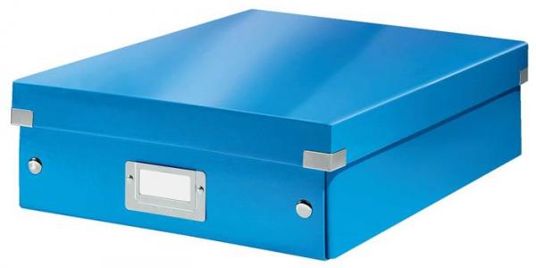 Škatuľa, organizačná, rozmer M, LEITZ "Click&Store", modrá