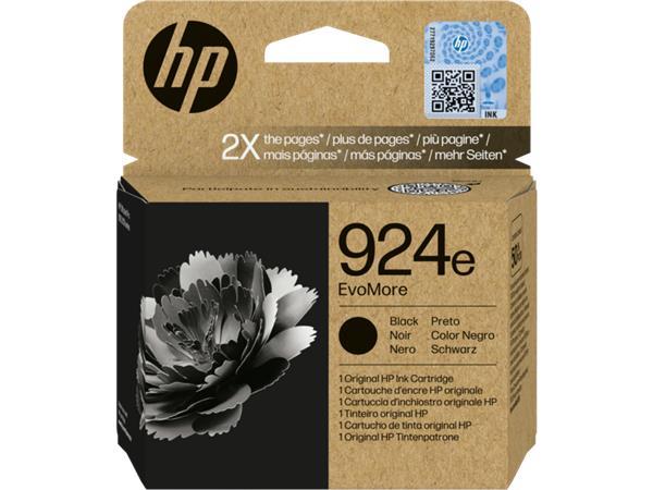 4K0V0NE Atramentová náplň do Officejet Pro 8120e, 8130e tlačiarní, HP 924 EvoMore, čierna, 1