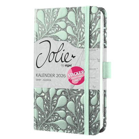 Diár, A6, týždenný, 2026, tvrdá obálka, SIGEL "Jolie", Enchanted Nature 2
