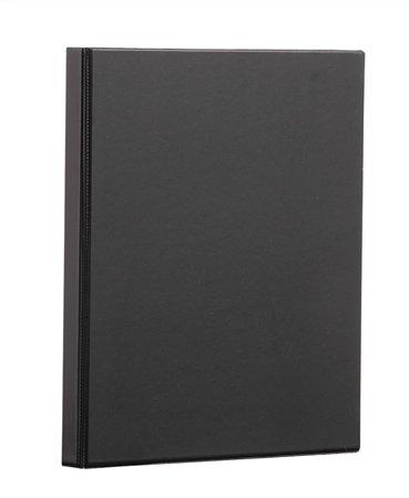 PANTA PLAST Krúžkový šanón, panoramatický, čierny, 25 mm