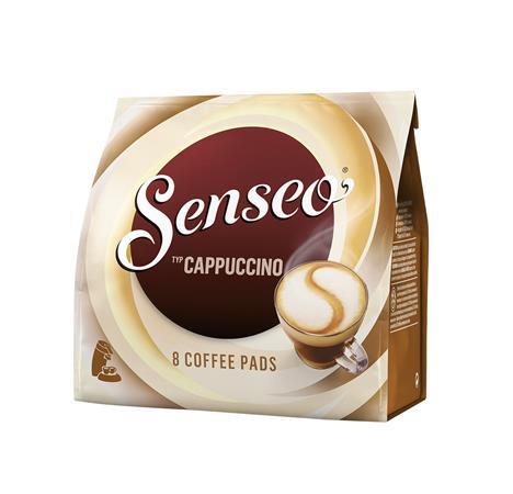 Kávové kapsuly, 8 ks, 92 g, DOUWE EGBERTS "Senseo",  Cappuccino