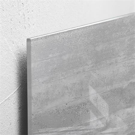 Magnetická sklenená tabuľa, 46x91 cm, SIGEL "Artverum® ", betónový vzor