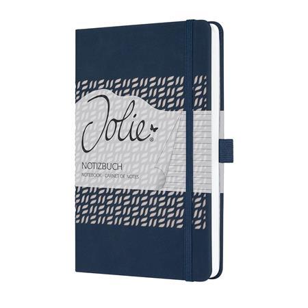 Zápisník, exkluzívny, 135x203 mm, linajkový, 87 strán, s tvrdou obálkou, SIGEL "Jolie", tm