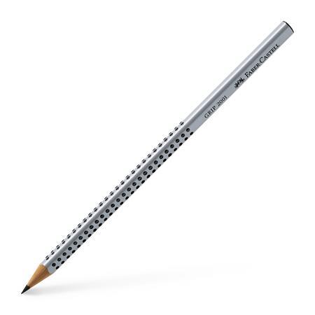 Grafitová ceruzka, B, trojhranný tvar, FABER-CASTELL "Grip 2001"