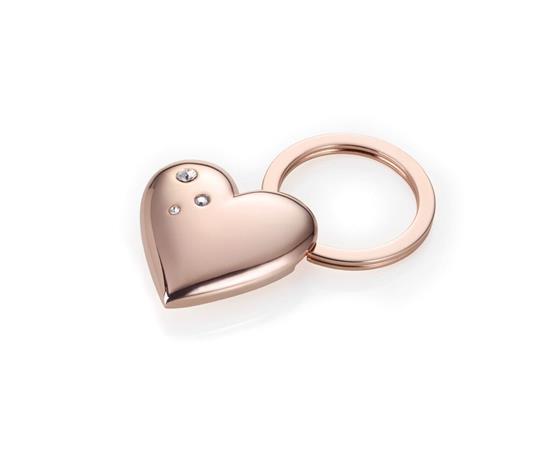 Kľúčenka, s krištálmi SWAROVSKI®, TROIKA, "Girls Best Friend Rosy" Shiny 1
