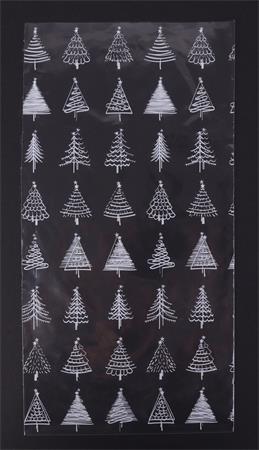 . Celofánové vrecko, BOPP, 300x450 mm, vianočný vzor
