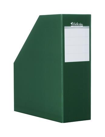 Zakladač, kartónový, 90 mm, VICTORIA, zelená