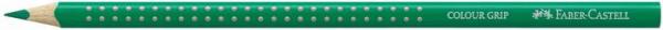 Farebné ceruzky, trojhranný tvar, FABER-CASTELL "Grip 2001", zelená