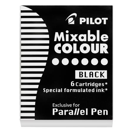Bombičky do plniaceho pera, PILOT "Parallel Pen", čierna