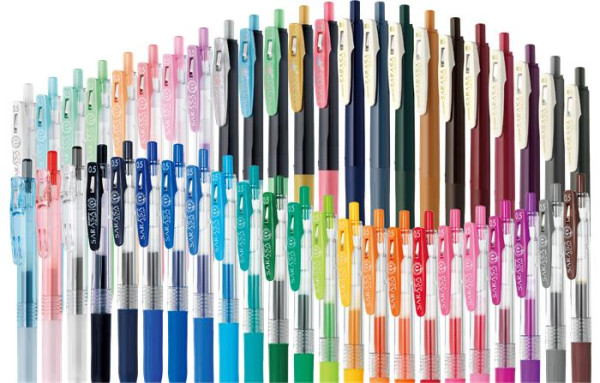 Gélové pero, 0,33 mm, stláčací mechanizmus, ZEBRA "Sarasa Clip",čierno modré 4